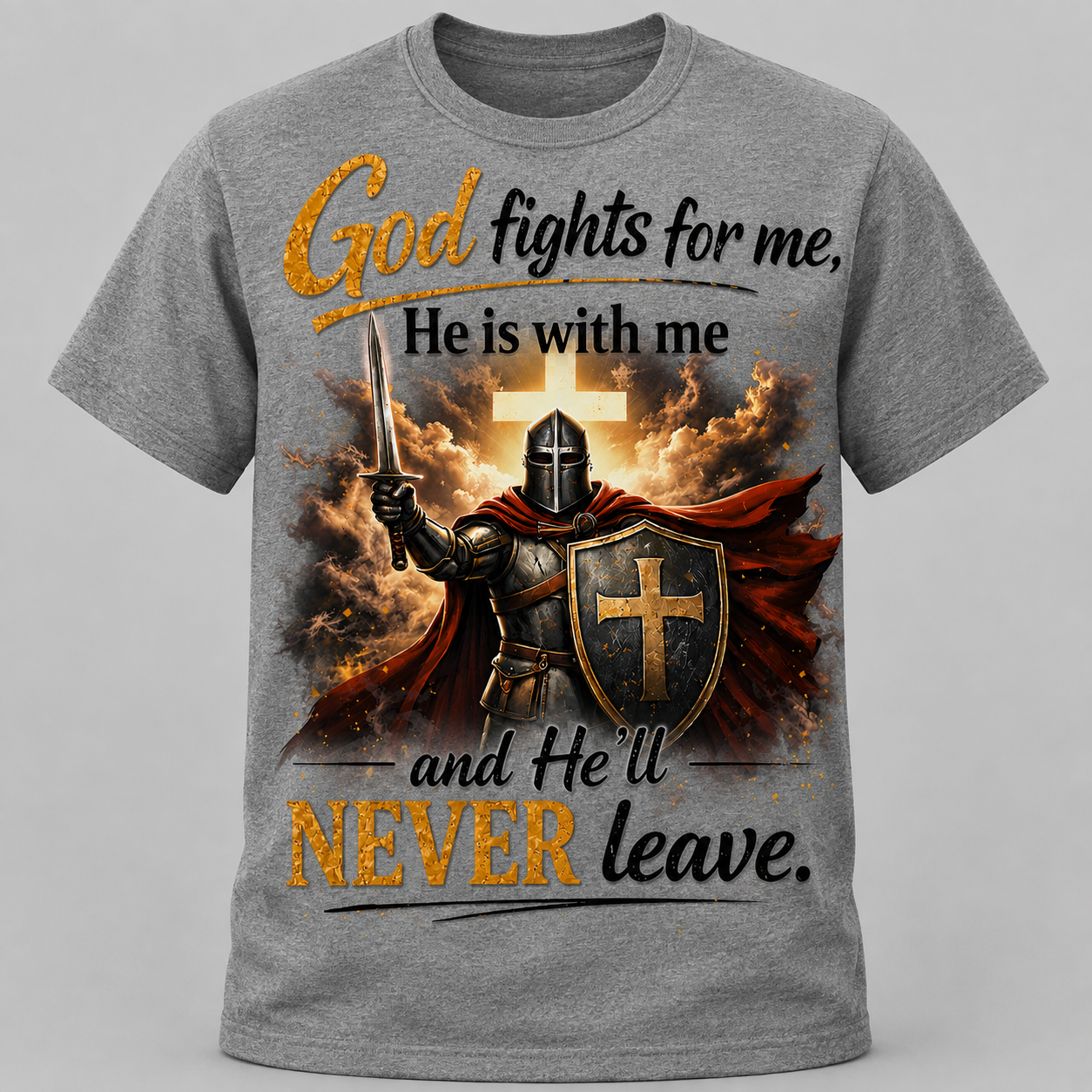 God Fights For Me Tee